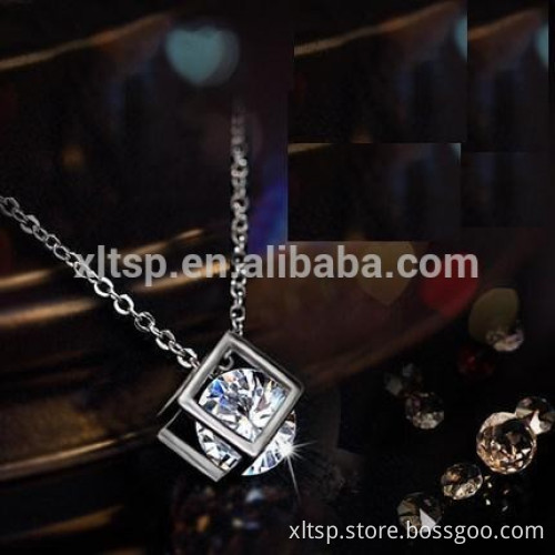 Wholesale Fashion Jewelry Gemstone Silver Jewelry 925 Sterling Silver Necklace with Pendant